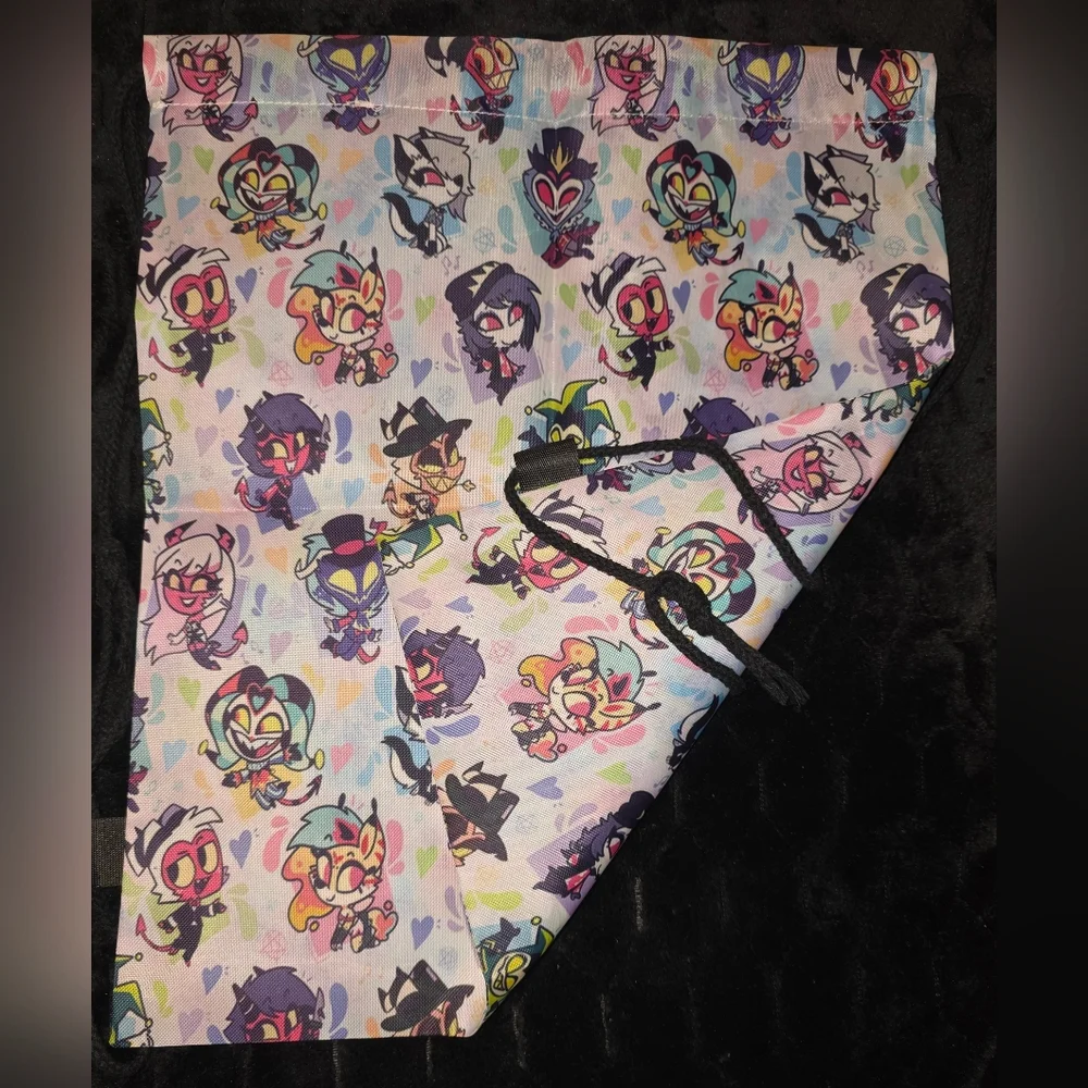 Helluva Boss Drawstring Bookbag Backpack! New Fanmade‎